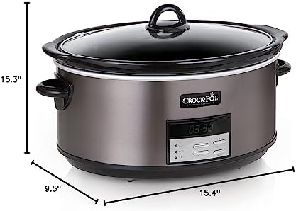 8 Quart Programmable Slow Cooker with Auto Warm - Curated Catalog D6