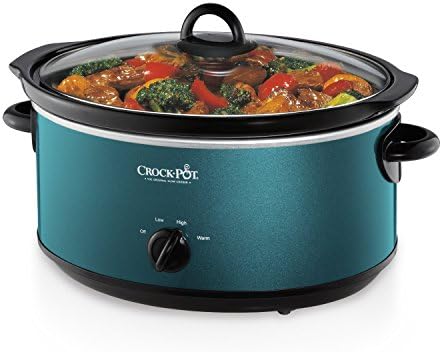 7 Quart Manual Slow Cooker – Turquoise - Curated Catalog A7