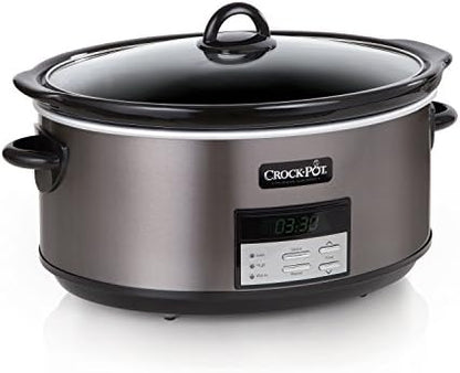 8 Quart Programmable Slow Cooker with Auto Warm - Curated Catalog D6