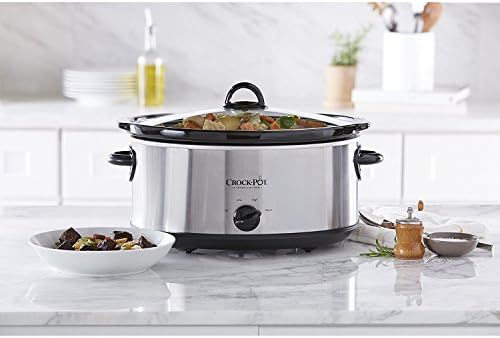 7 Quart Oval Manual Slow Cooker – Stainless Steel - Curated Catalog F2