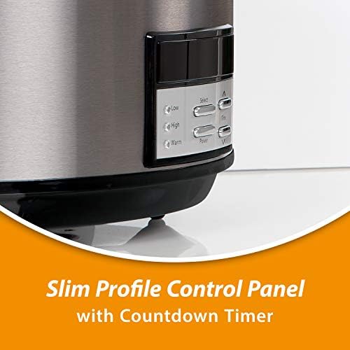 8 Quart Programmable Slow Cooker with Auto Warm - Curated Catalog D6