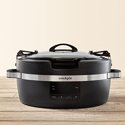 Thermoshield 6 Quart Slow Cooker with Carry Handles - Curated Catalog E5