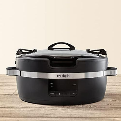 Thermoshield 6 Quart Slow Cooker with Carry Handles - Curated Catalog E5