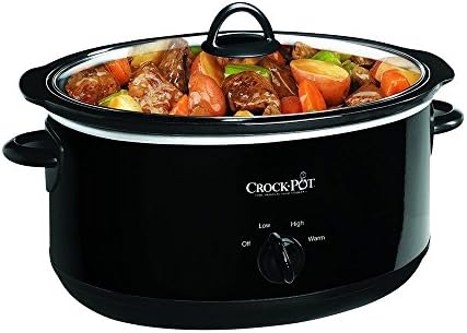 8 Quart Manual Slow Cooker – Black - Curated Catalog W7