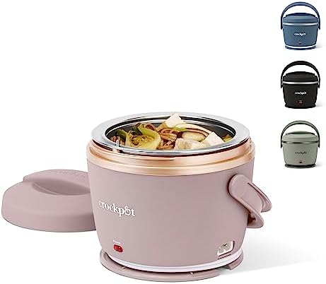 Electric Lunch Box Food Warmer 20oz – Blush Pink - Curated Catalog E5