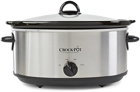 7 Quart Oval Manual Slow Cooker – Stainless Steel - Curated Catalog H7