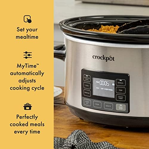 7 Quart Portable Programmable Slow Cooker with Timer - Curated Catalog U9