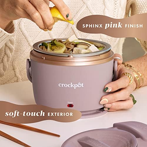 Electric Lunch Box Food Warmer 20oz – Blush Pink - Curated Catalog E5