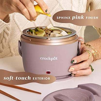 Electric Lunch Box Food Warmer 20oz – Blush Pink - Curated Catalog E5