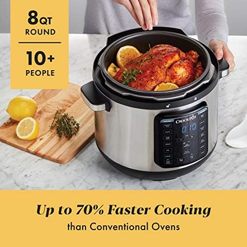 8 Quart Express Crock Multi-Use Pressure Cooker - Curated Catalog P9