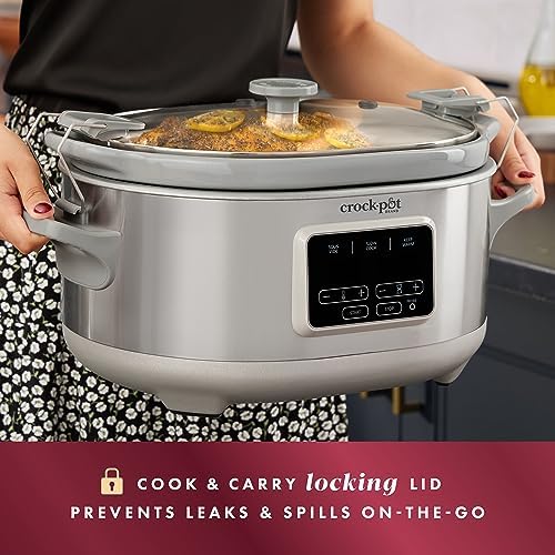 7 Quart Programmable Cook & Carry Slow Cooker - Curated Catalog J6