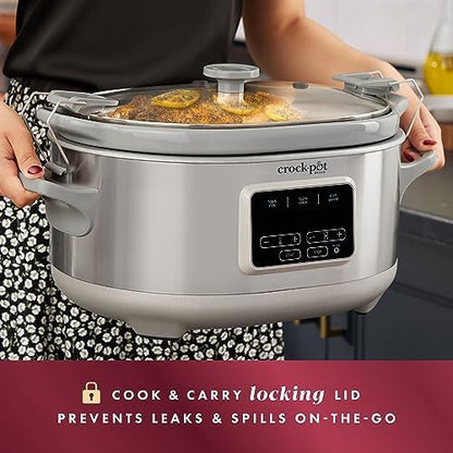 7 Quart Programmable Cook & Carry Slow Cooker - Curated Catalog K5