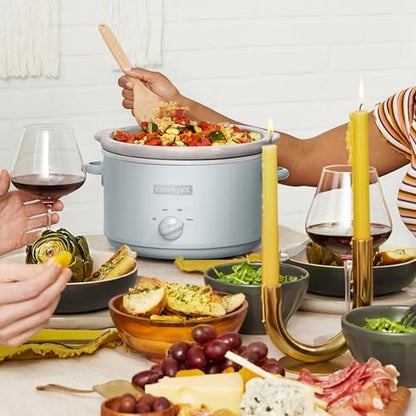 4.5 Quart Manual Slow Cooker – Macaroon Blue - Curated Catalog G4