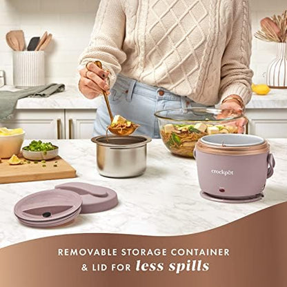 Electric Lunch Box Food Warmer 20oz – Blush Pink - Curated Catalog E5