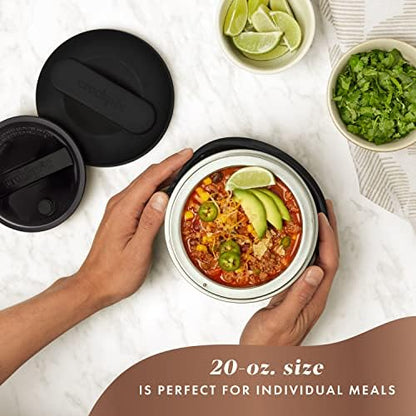Electric Lunch Box Food Warmer 20oz – Black - Curated Catalog L3
