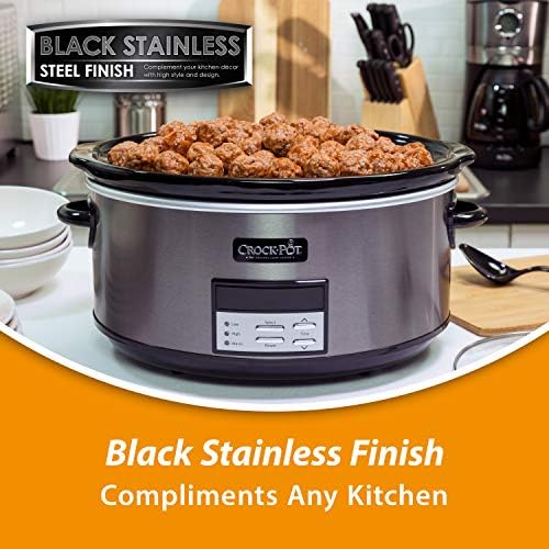 8 Quart Programmable Slow Cooker with Auto Warm - Curated Catalog D6