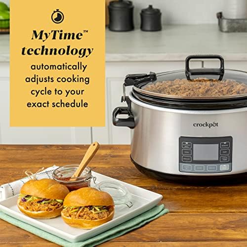 7 Quart Portable Programmable Slow Cooker with Timer - Curated Catalog U9