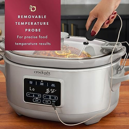 7 Quart Programmable Cook & Carry Slow Cooker - Curated Catalog J6