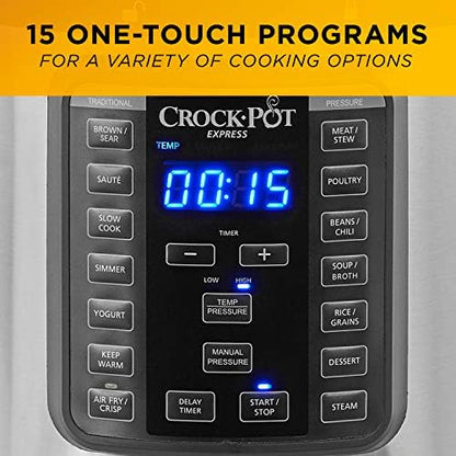 Express Crisp 8 Quart 10-in-1 Pressure Cooker - Curated Catalog U3