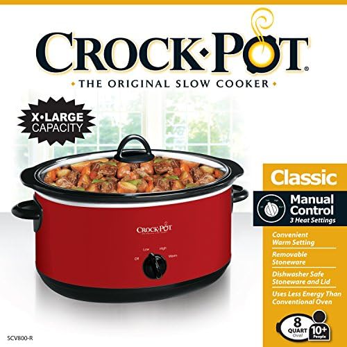 Express Crock 8 Quart Programmable Slow Cooker - Curated Catalog W6