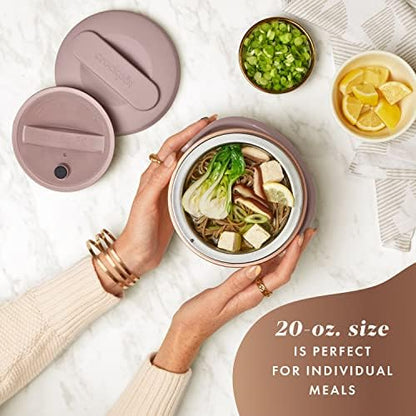 Electric Lunch Box Food Warmer 20oz – Blush Pink - Curated Catalog E5
