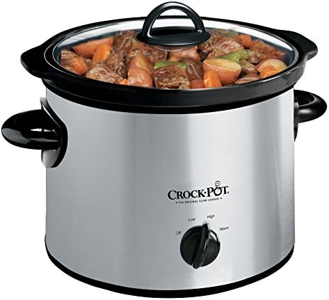 3 Quart Manual Slow Cooker – Silver - Curated Catalog H1