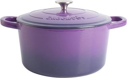 3 Quart Enameled Cast Iron Dutch Oven – Aqua - Curated Catalog E4