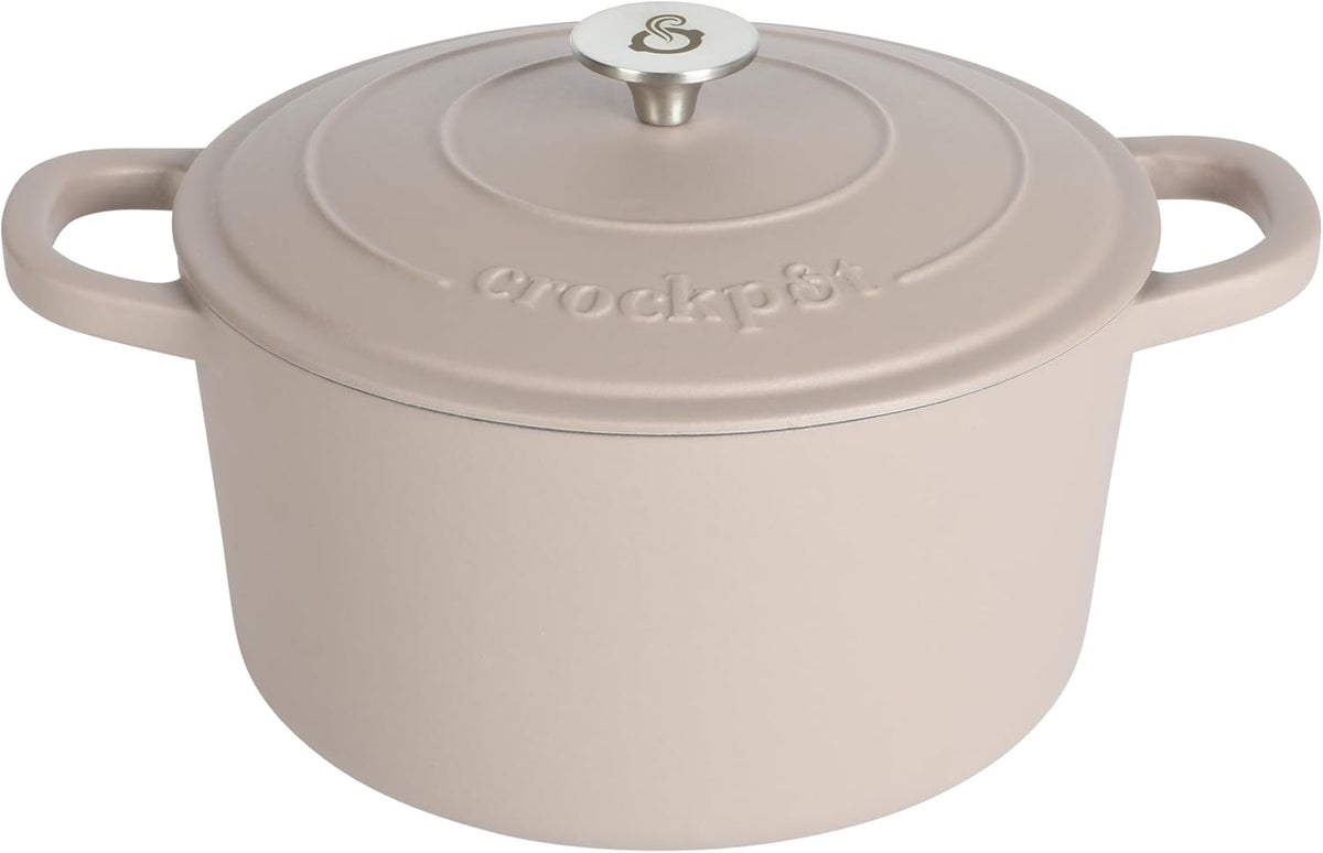 3 Quart Enameled Cast Iron Dutch Oven – Aqua - Curated Catalog E4