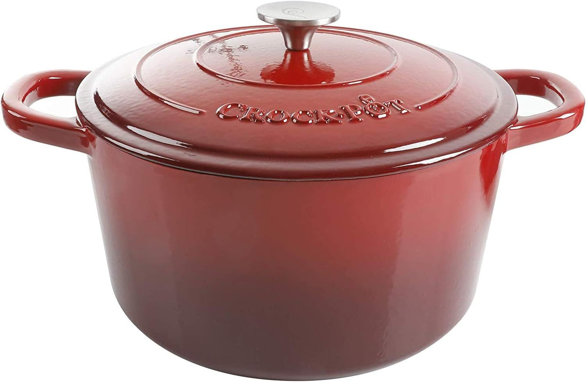 3 Quart Enameled Cast Iron Dutch Oven – Aqua - Curated Catalog Y9
