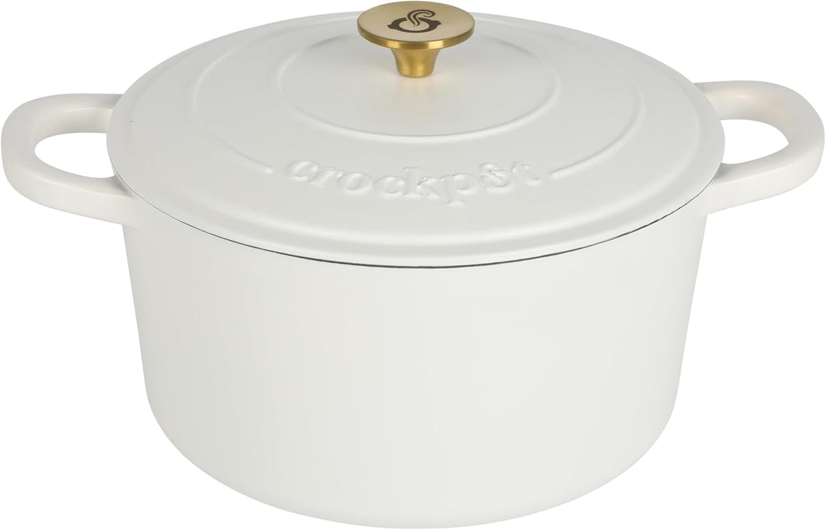 3 Quart Enameled Cast Iron Dutch Oven – Aqua - Curated Catalog I7