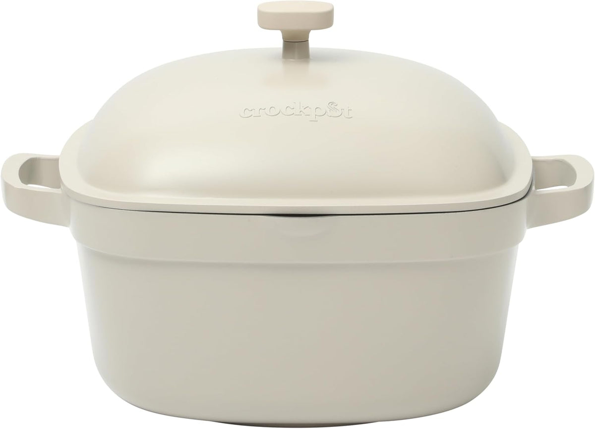 3 Quart Enameled Cast Iron Dutch Oven – Aqua - Curated Catalog Y9