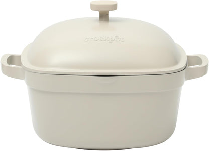 3 Quart Enameled Cast Iron Dutch Oven – Aqua - Curated Catalog I7