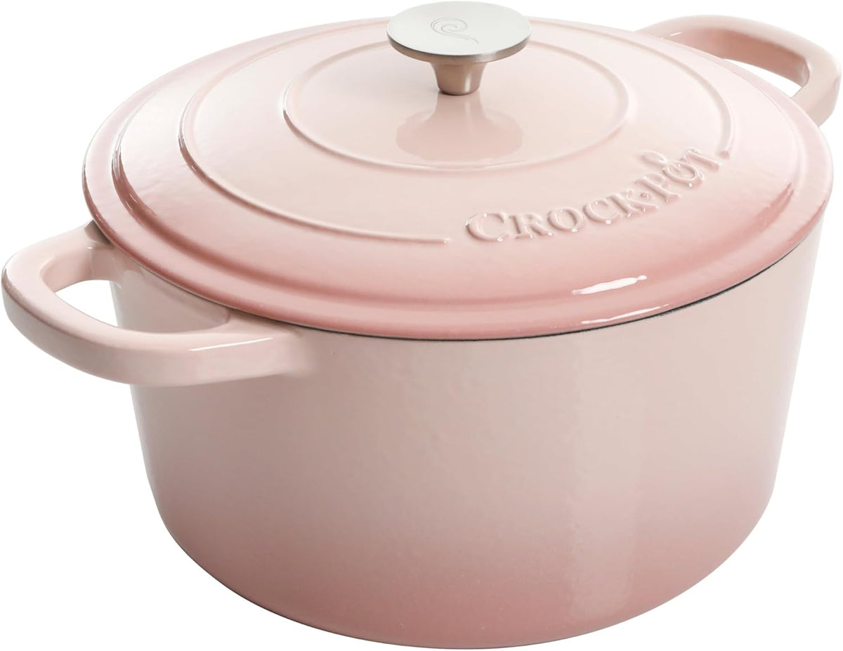 3 Quart Enameled Cast Iron Dutch Oven – Aqua - Curated Catalog E4