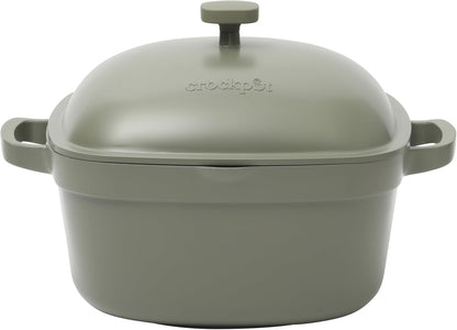 3 Quart Enameled Cast Iron Dutch Oven – Aqua - Curated Catalog E4