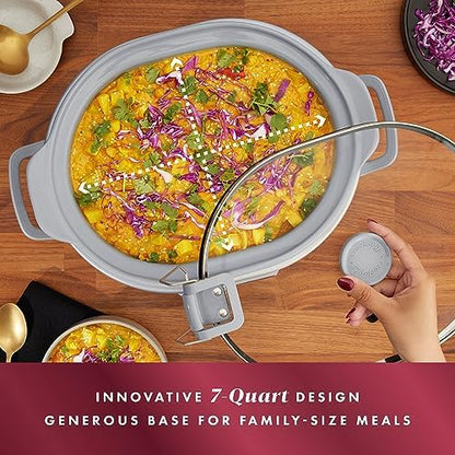 7 Quart Programmable Cook & Carry Slow Cooker - Curated Catalog J6