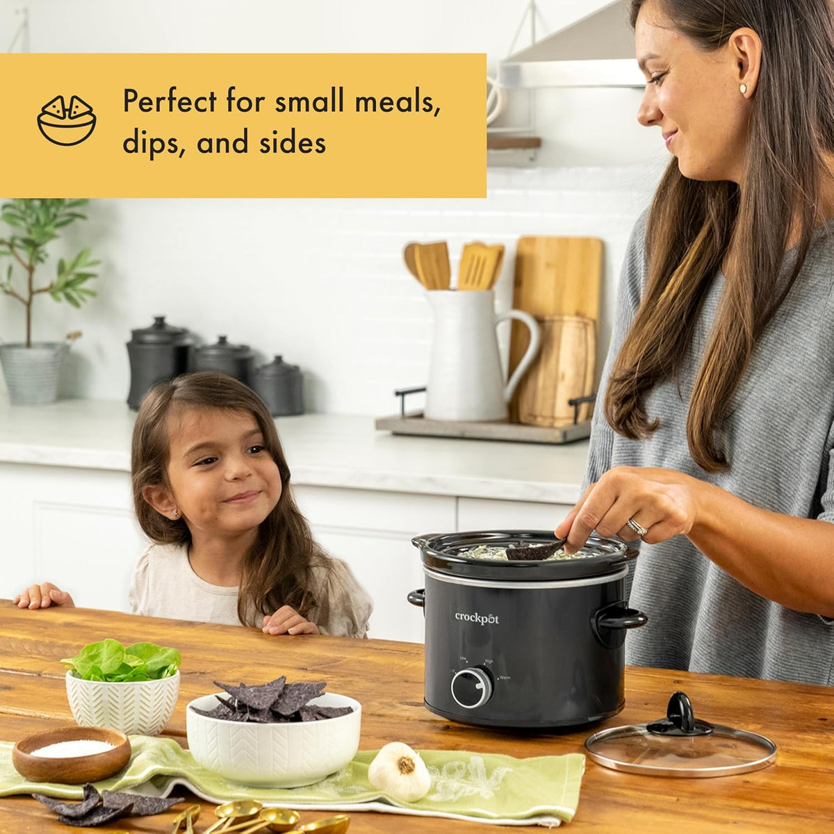2 Quart Mini Slow Cooker – Classic Compact Cooker - Curated Catalog I4